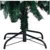 Belyst plastgran med kulor och kottar 240 cm vidaXL 240 x 130 cm – miniatyr 4