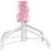 Belyst plastgran med kulor rosa 120 cm PVC vidaXL 120 x 65 cm – miniatyr 4