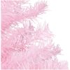 Belyst plastgran med kulor rosa 120 cm PVC vidaXL 120 x 65 cm – miniatyr 5