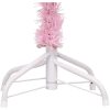 Belyst plastgran med kulor rosa 150 cm PVC vidaXL 150 x 75 cm – miniatyr 4