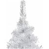 Belyst plastgran med kulor silver 120 cm PET vidaXL 120 x 65 cm – miniatyr 3