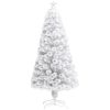 Belyst plastgran vit 120 cm fiberoptik vidaXL 120 x 60 cm – miniatyr 3