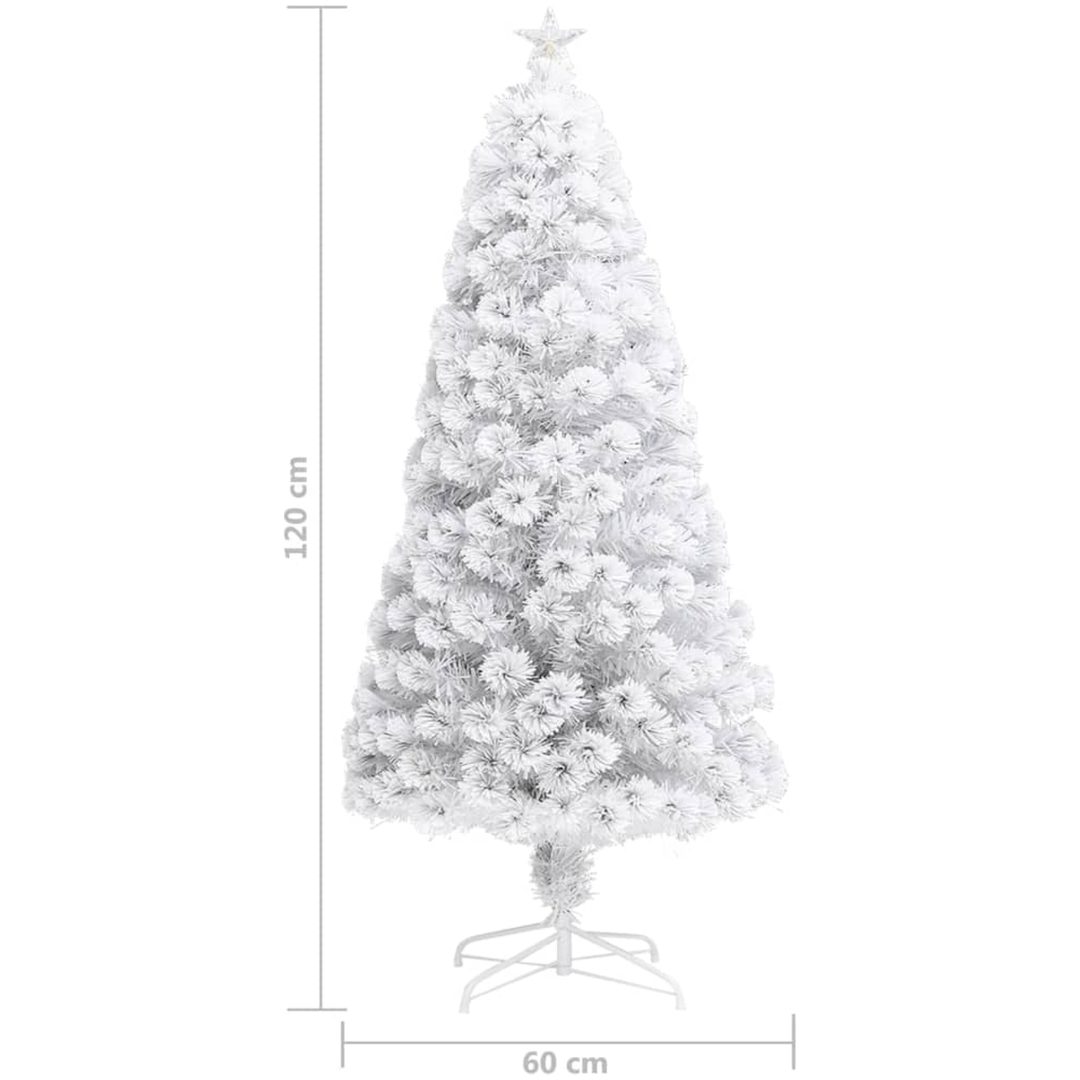Belyst plastgran vit 120 cm fiberoptik vidaXL 120 x 60 cm – bild 9