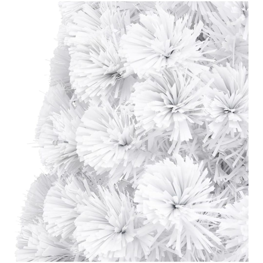 Belyst plastgran vit 150 cm fiberoptik vidaXL 150 x 70 cm – bild 7