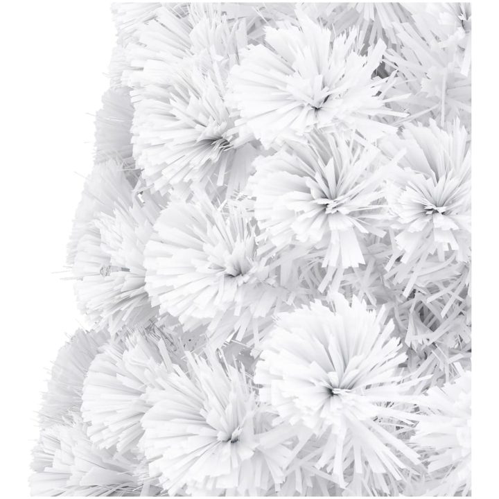 Belyst plastgran vit 150 cm fiberoptik vidaXL 150 x 70 cm – bild 7