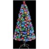Belyst plastgran vit&blå 120 cm fiberoptik vidaXL 120 x 60 cm – miniatyr 2