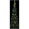 Belyst pop-up plastgran grön 150 cm vidaXL 150 x 46 cm – miniatyr 4
