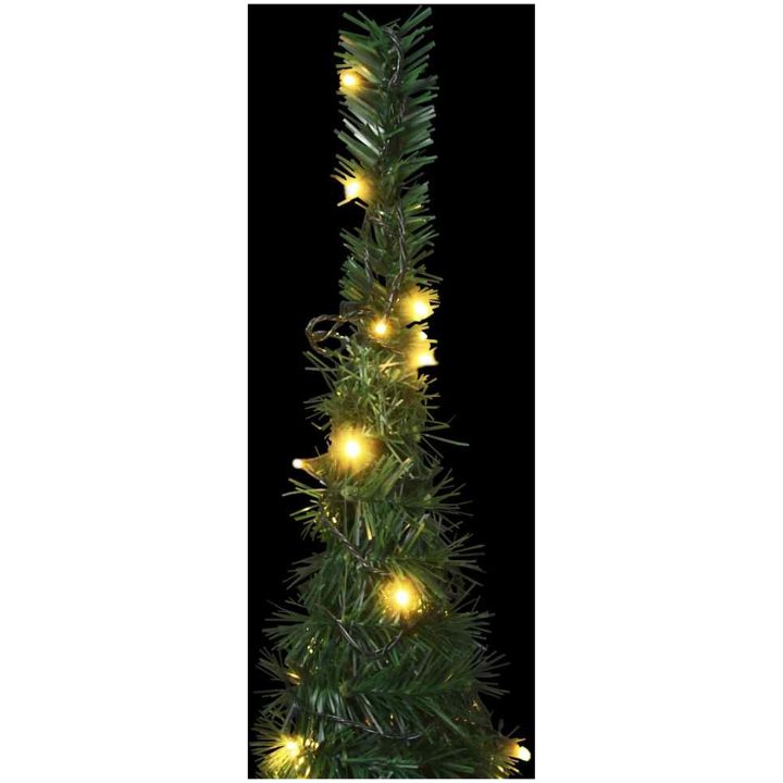 Belyst pop-up plastgran grön 150 cm vidaXL 150 x 46 cm – bild 6