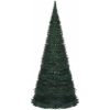 Belyst pop-up plastgran grön 180 cm vidaXL 210 x 83 cm – miniatyr 3