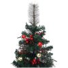 Belysta julgranar 2 st PVC vidaXL 76 cm – miniatyr 10