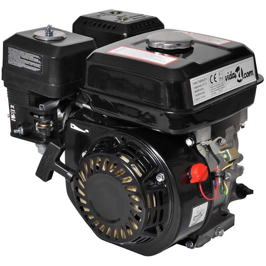 Bensinmotor 6,5 HK 4,8 kW svart vidaXL