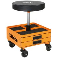 BETA Adjustable Swivel Creeper Seat with Tool Drawers