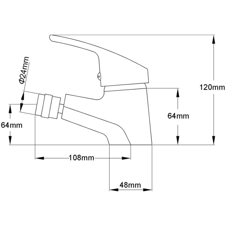 Bidéblandare krom vidaXL – bild 6