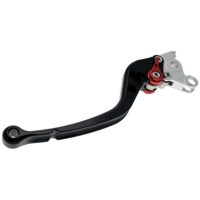 BIHR Clutch Lever CNC Machined Aluminium Black Anodized Honda