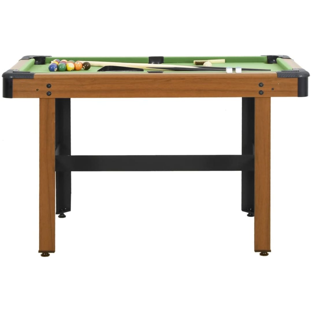 Biljardbord 122x61x76 cm brun vidaXL – bild 2
