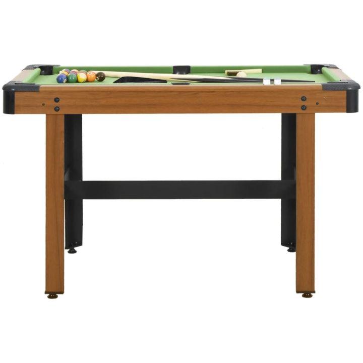Biljardbord 122x61x76 cm brun vidaXL – bild 2