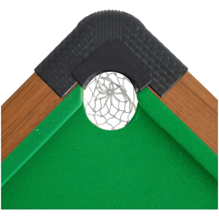 Biljardbord 122x61x76 cm brun vidaXL – bild 7