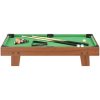Biljardbord mini 3 feet 92x52x19 cm brun och grön vidaXL – miniatyr 2
