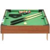 Biljardbord mini 3 feet 92x52x19 cm brun och grön vidaXL – miniatyr 3