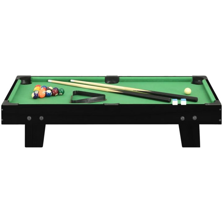 Biljardbord mini 3 feet 92x52x19 cm svart och grön vidaXL – bild 2
