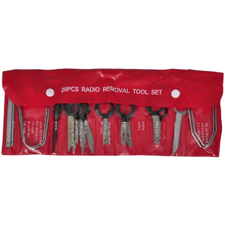 Bilradio borttagningsnycklar 20-pack vidaXL – bild 2