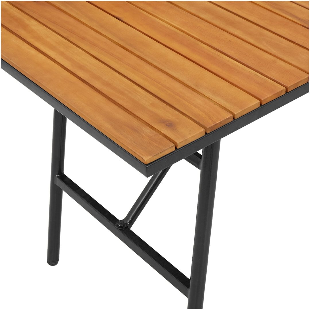 Bistro-set med dynor 2 delar natur konstrotting vidaXL Medium – bild 12
