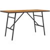Bistro-set med dynor 2 delar natur konstrotting vidaXL Medium – miniatyr 7