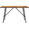 Bistro-set med dynor 2 delar natur konstrotting vidaXL Medium – miniatyr 10