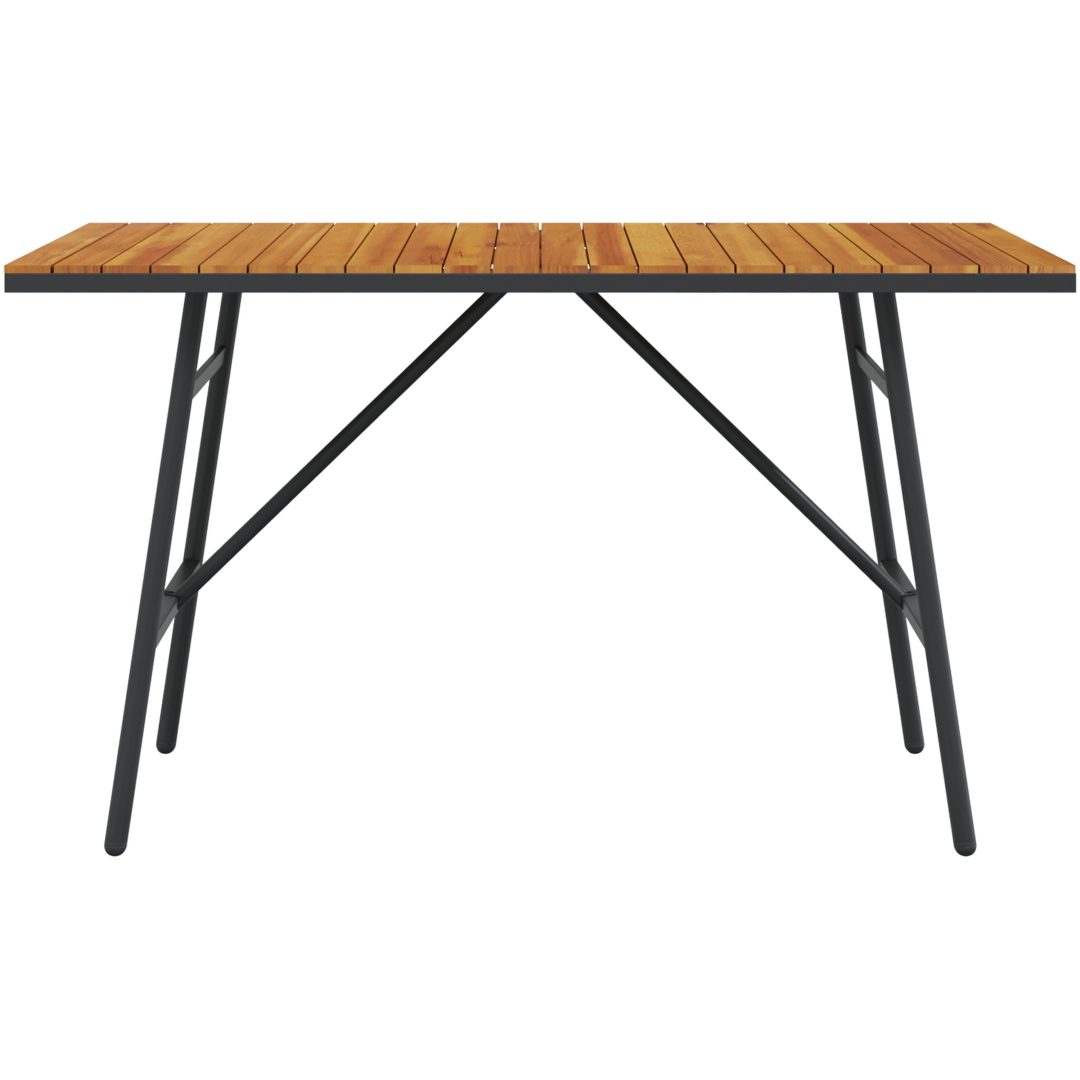 Bistro-set med dynor 2 delar natur konstrotting vidaXL Medium – bild 10