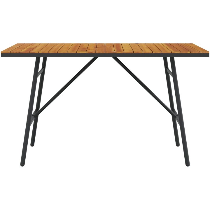 Bistro-set med dynor 2 delar natur konstrotting vidaXL Medium – bild 10