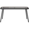 Bistro-set med dynor 2 delar svart konstrotting vidaXL 90 x 45 x 43 cm, 106 x 51 x 90 cm – miniatyr 8