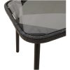 Bistro-set med dynor 2 delar svart konstrotting vidaXL 90 x 45 x 43 cm, 106 x 51 x 90 cm – miniatyr 10
