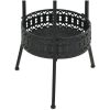 Bistrobord svart 40x70 cm metall vidaXL – miniatyr 5