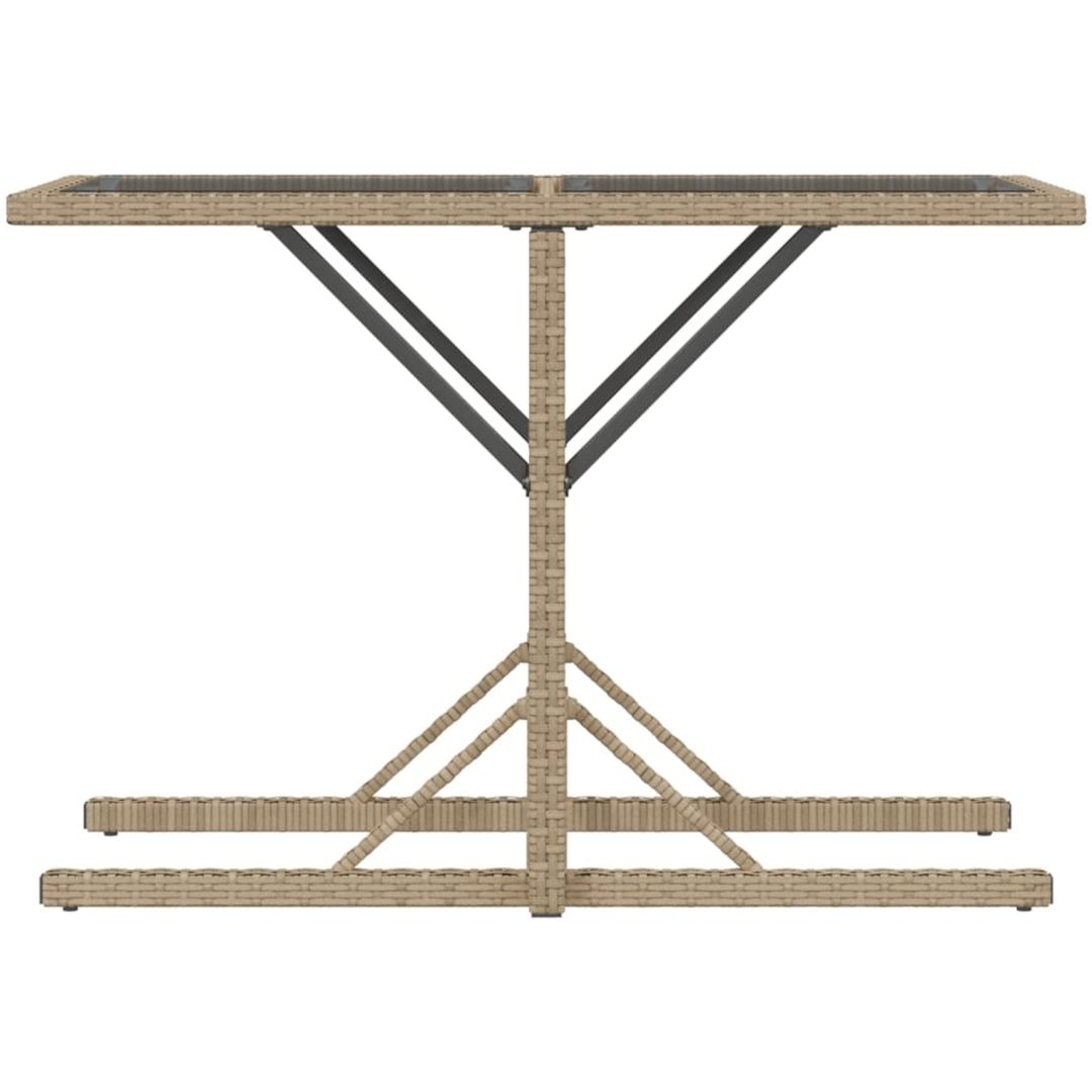 Bistrogrupp med dynor 3 delar beige konstrotting vidaXL – bild 8