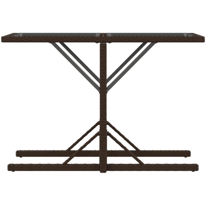 Bistrogrupp med dynor 3 delar brun konstrotting vidaXL – bild 8