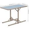 Bistrogrupp med dynor 3 delar konstrotting beige vidaXL – miniatyr 10