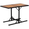 Bistrogrupp med dynor 3 delar konstrotting svart vidaXL – miniatyr 7