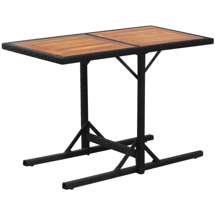Bistrogrupp med dynor 3 delar konstrotting svart vidaXL – bild 7