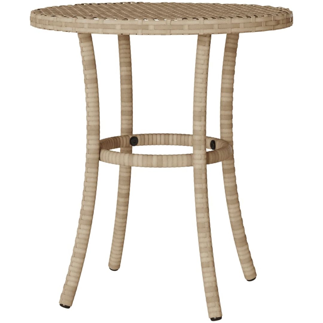 Bistrogrupp med dynor 3 delar mixbeige konstrotting vidaXL – bild 9