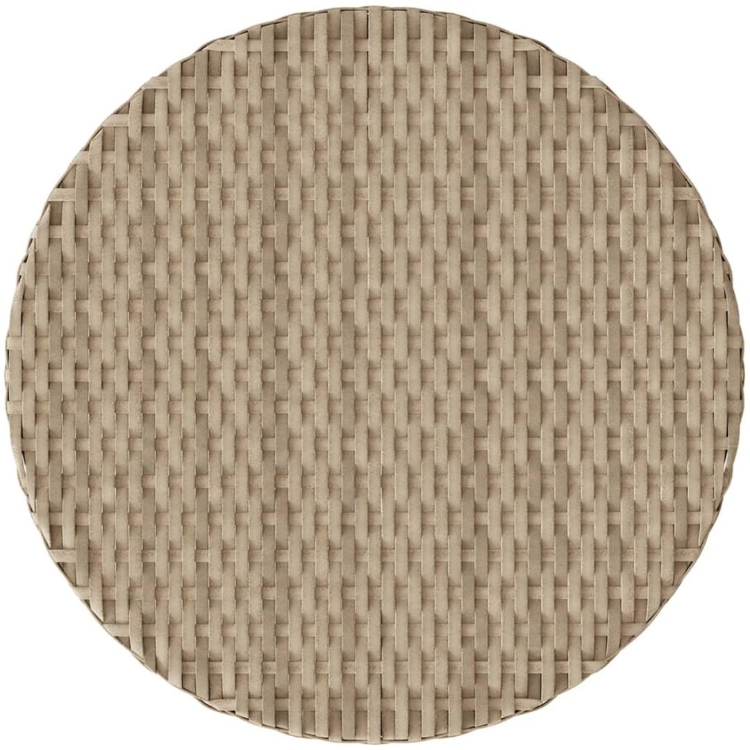 Bistrogrupp med dynor 3 delar mixbeige konstrotting vidaXL – bild 10