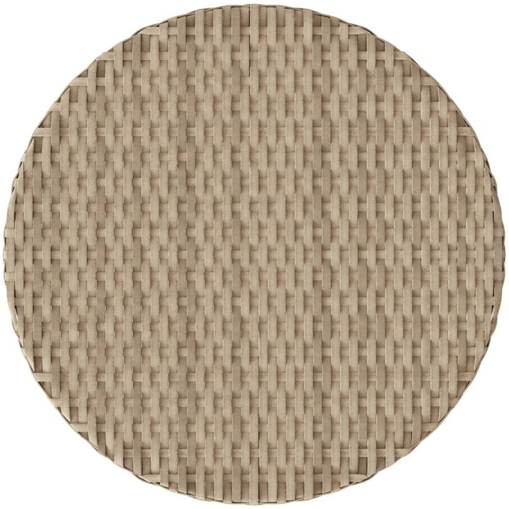 Bistrogrupp med dynor 3 delar mixbeige konstrotting vidaXL – bild 10