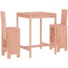 Bistroset 3 delar massiv douglasgran vidaXL – miniatyr 2