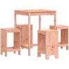 Bistroset 5 delar massivt douglasträ vidaXL – miniatyr 2