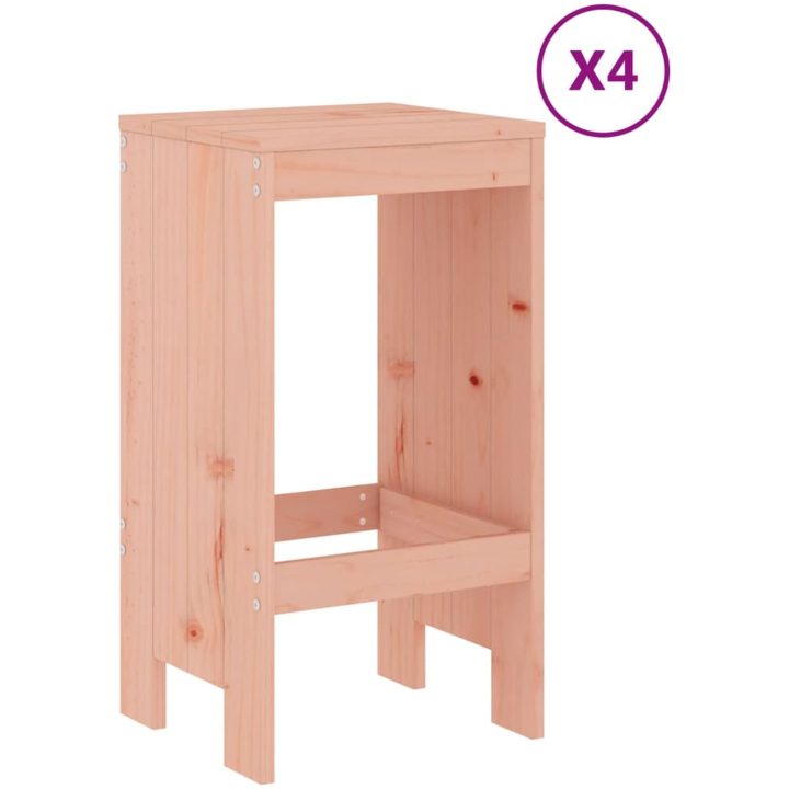 Bistroset 5 delar massivt douglasträ vidaXL – bild 3
