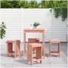 Bistroset 5 delar massivt douglasträ vidaXL – miniatyr 1
