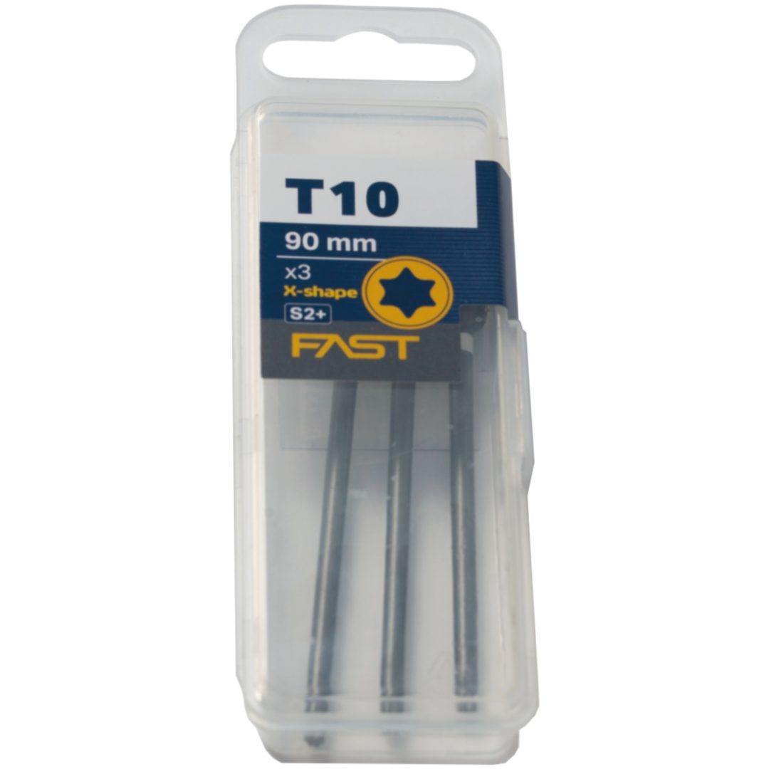 Bits 90mm X-shape 3-p FAST Spets: T10 – bild 2