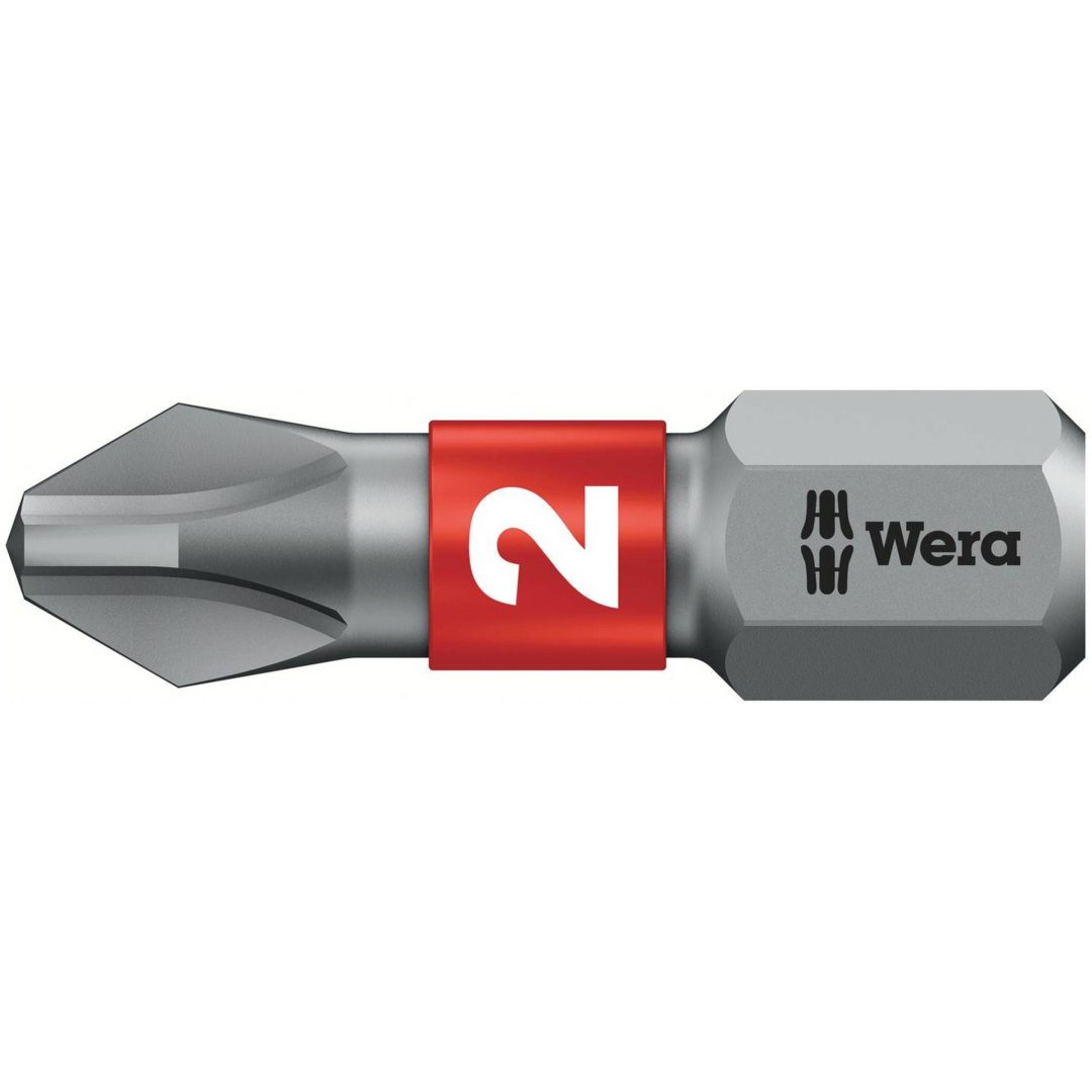 Bits för Phillip kryss-spår 851/1 BTZ WERA BITS PH 2 TIN 851/1 BTZ 2