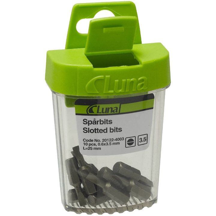 Bits för raka spår Luna BITS 0.6X 3.5 MM (2) – bild 3