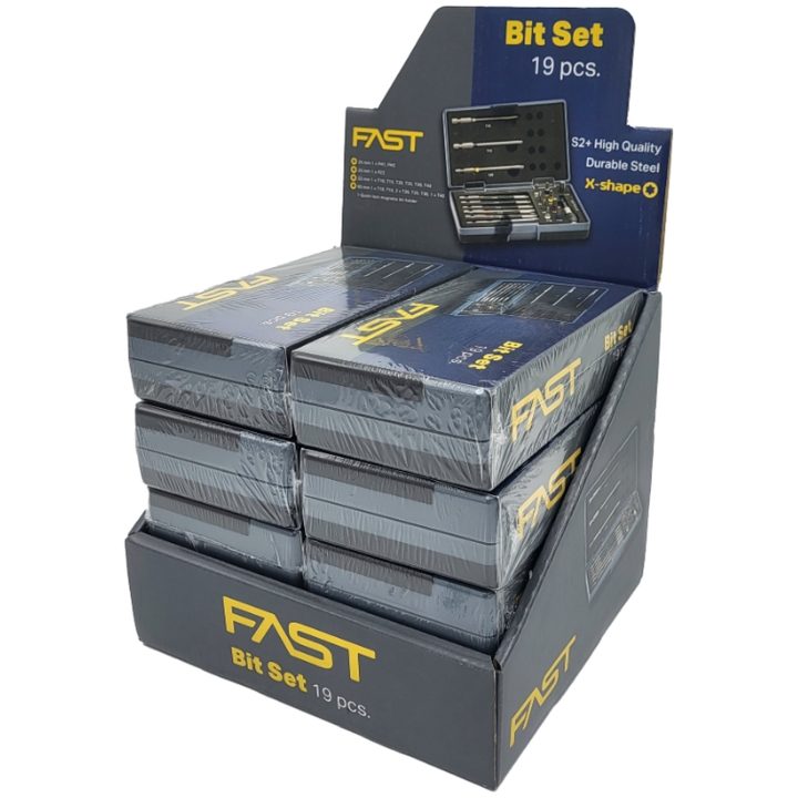 Bitssats Bs-19 19 Delar FAST Innehåll: Bitssats 19 delar – bild 2