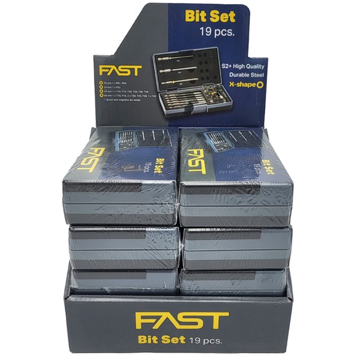 Bitssats Bs-19 19 Delar FAST Innehåll: Bitssats 19 delar – bild 3
